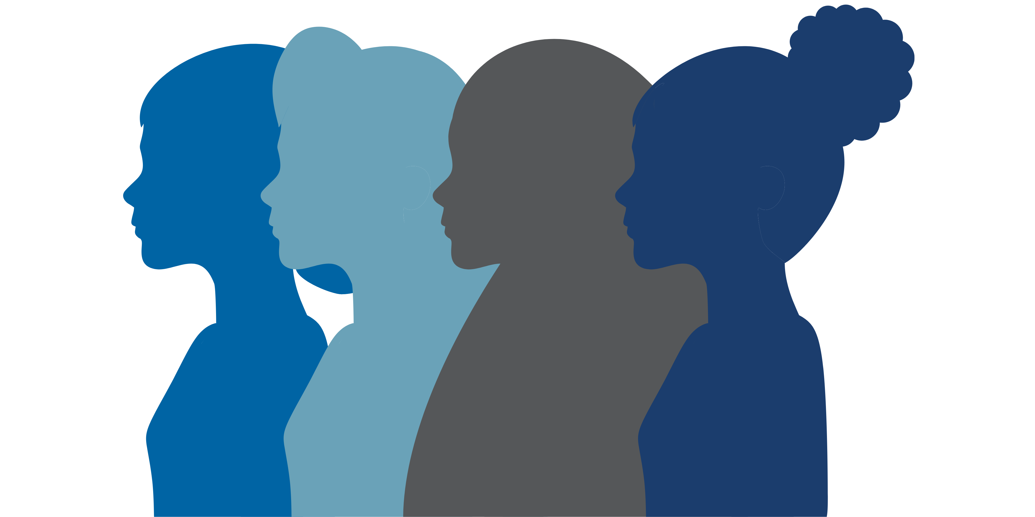 graphic of women silhouettes.